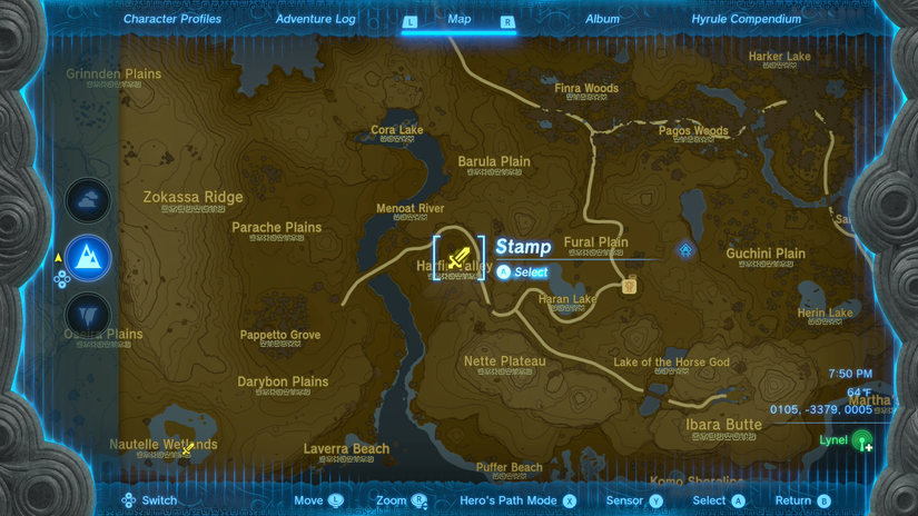 zelda tears of the kingdom lynel location