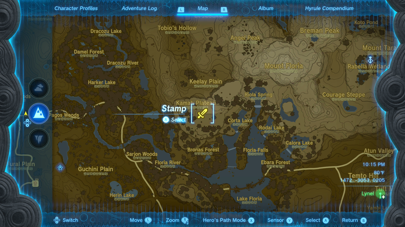 zelda tears of the kingdom lynel location