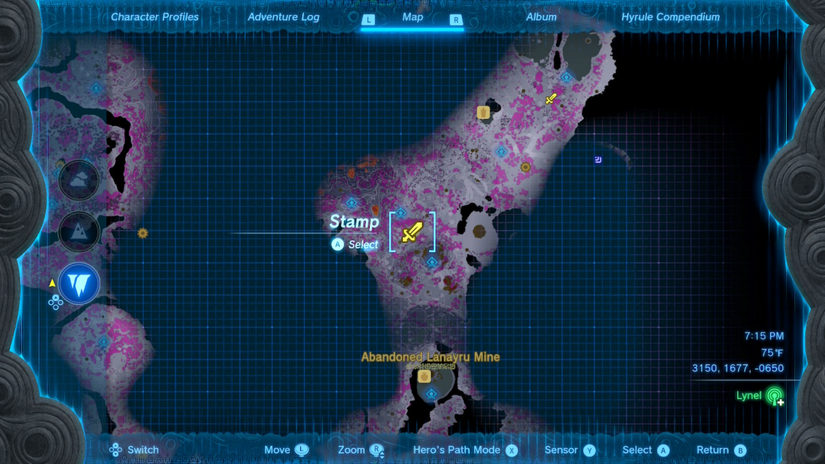 zelda tears of the kingdom lynel location