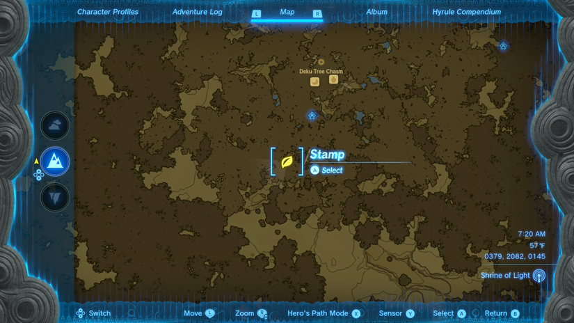 zelda tears of the kingdom maca's special place ninjis shrine