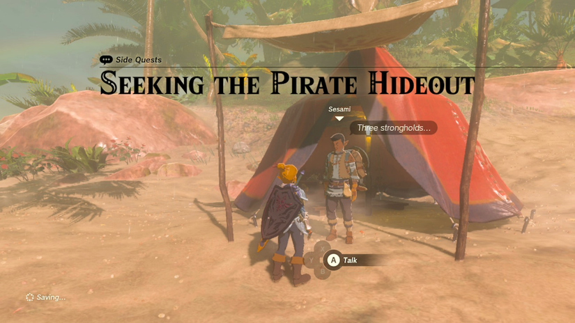 zelda tears of the kingdom marari-in shrine seeking the pirate hideout