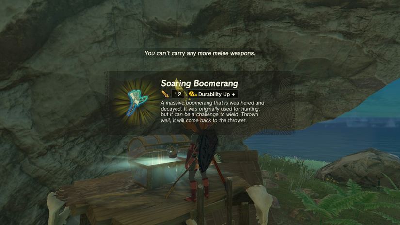 zelda tears of the kingdom marari-in shrine seeking the pirate hideout soaring boomerang