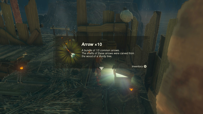 zelda tears of the kingdom marari-in shrine seeking the pirate hideout arrow x10