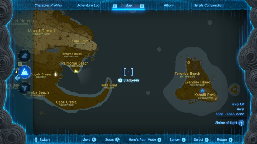 zelda tears of the kingdom marari-in shrine seeking the pirate hideout