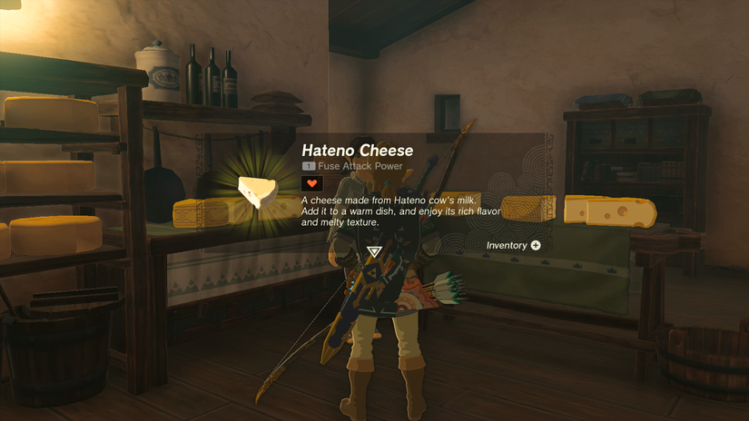 zelda tears of the kingdom hateno election a new signature food hateno cheese