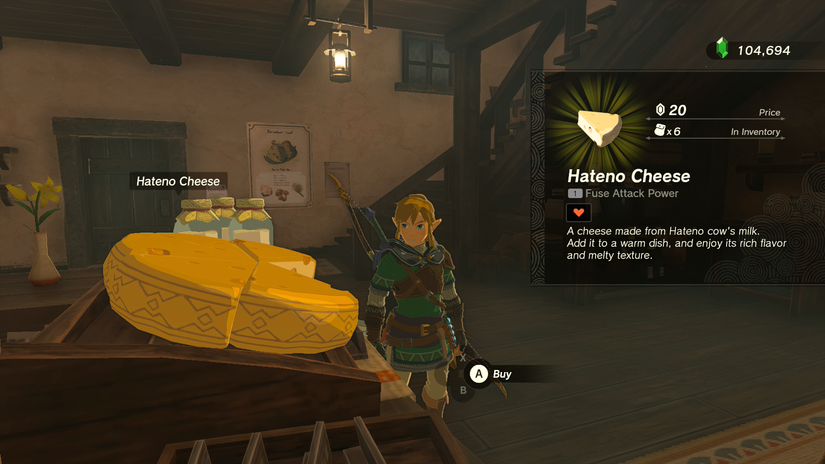 zelda tears of the kingdom hateno election a new signature food