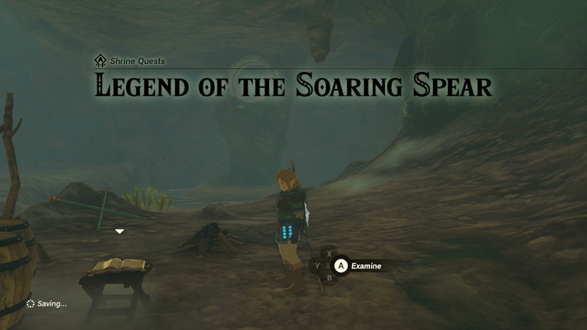 zelda tears of the kingdom utojis shrine legend of the soaring spear