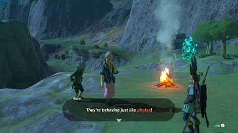 zelda tears of the kingdom lurelin village pirates ruffian-infested village