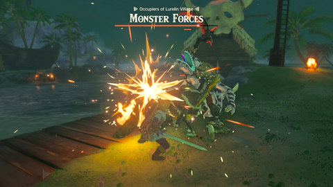 zelda tears of the kingdom lurelin village pirates ruffian-infested village