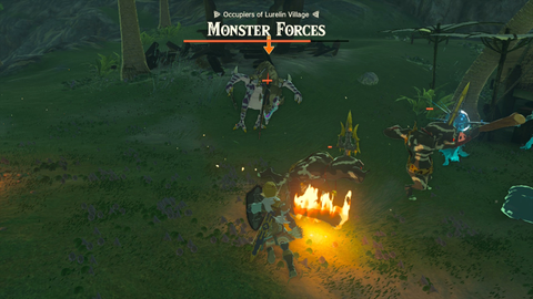 zelda tears of the kingdom lurelin village pirates ruffian-infested village