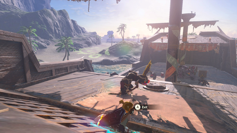 zelda tears of the kingdom lurelin village pirates ruffian-infested village