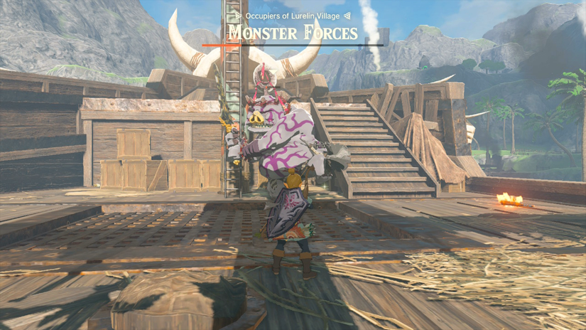 zelda tears of the kingdom lurelin village pirates ruffian-infested village