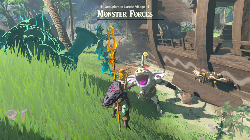 zelda tears of the kingdom lurelin village pirates ruffian-infested village