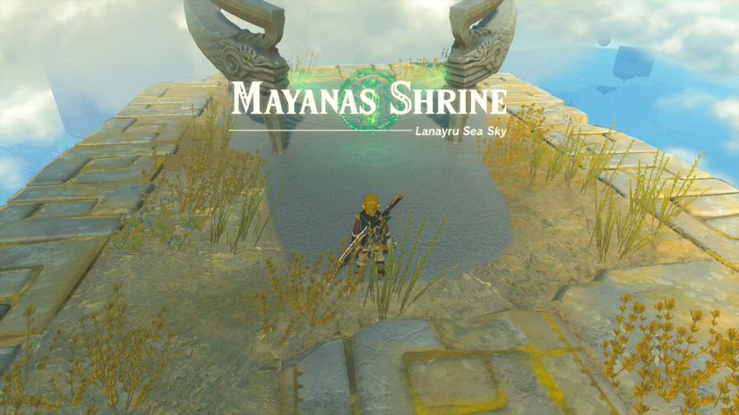 zelda tears of the kingdom mayanas shrine the south lanayru sky crystal the ice guides you