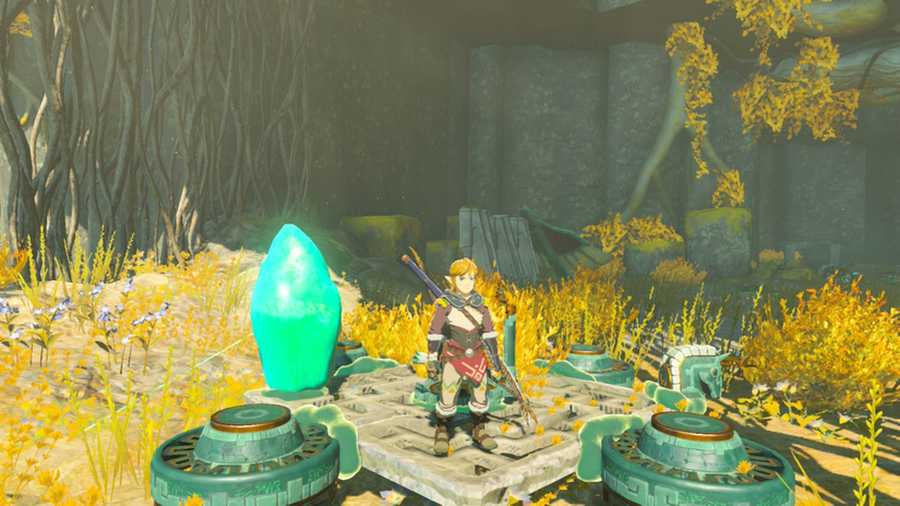 zelda tears of the kingdom mayanas shrine the south lanayru sky crystal the ice guides you