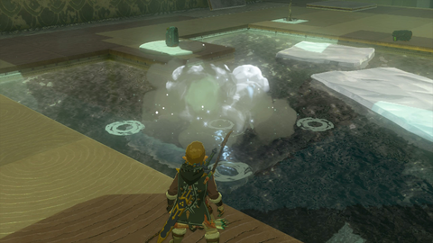 zelda tears of the kingdom mayanas shrine the south lanayru sky crystal the ice guides you