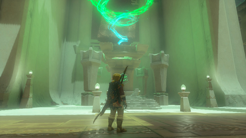 zelda tears of the kingdom mayanas shrine the south lanayru sky crystal the ice guides you