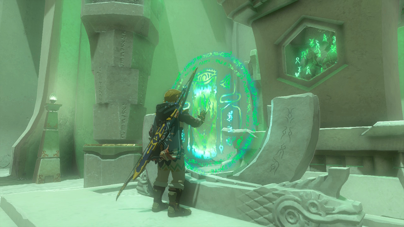 zelda tears of the kingdom mayanas shrine the south lanayru sky crystal the ice guides you