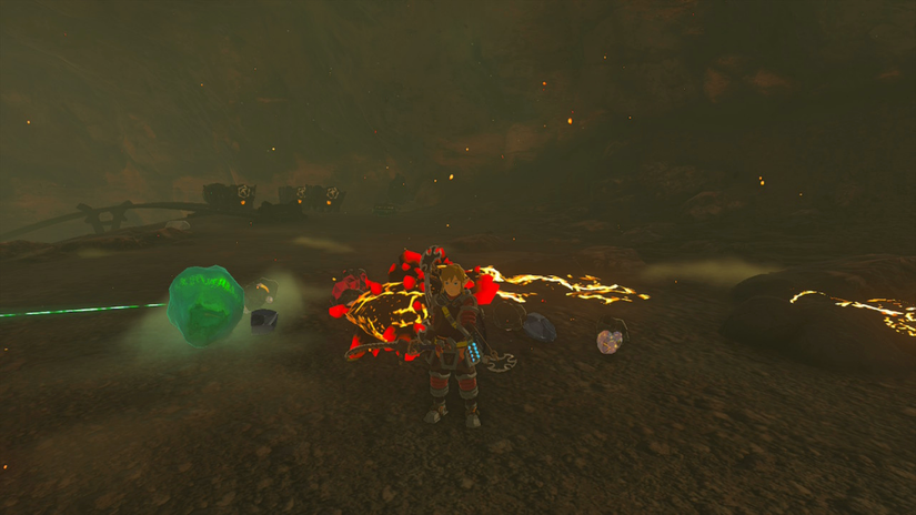 zelda tears of the kingdom momosik shrine the death caldera crystal