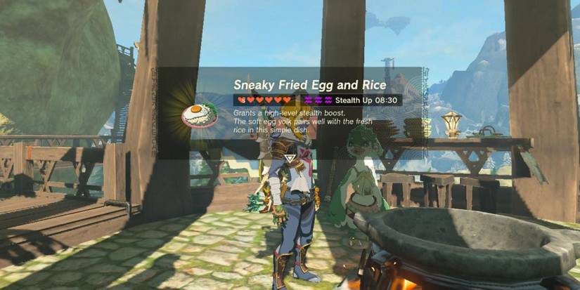 Tears of the Kingdom Sneaky Fried Egg and Rice