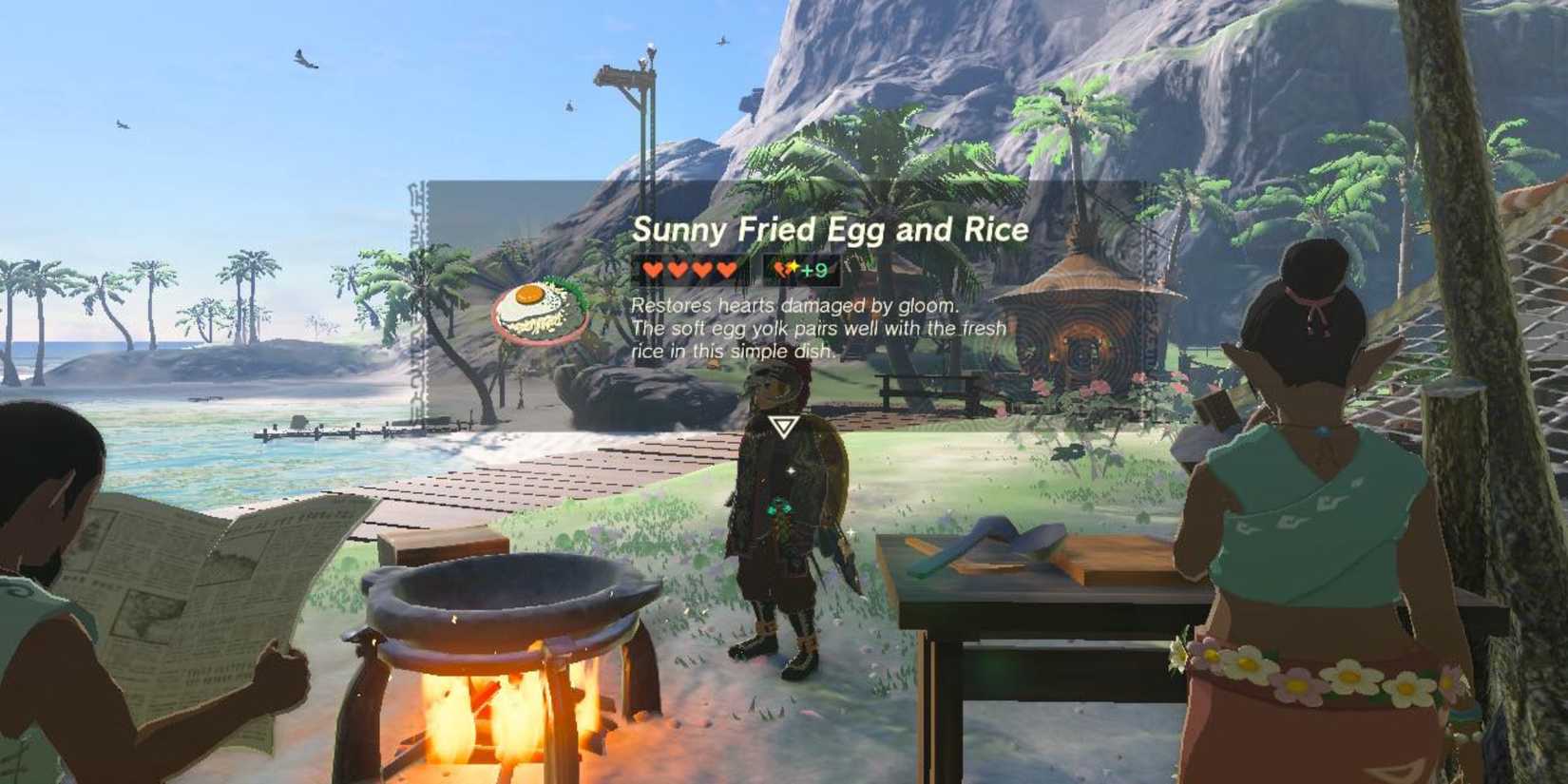 Tears of the Kingdom Sunny Fried Egg and Rice