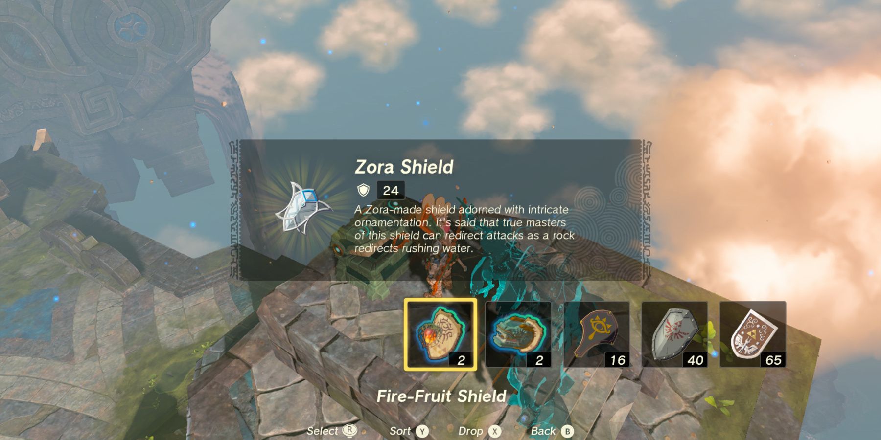 Tears of the Kingdom Zora Shield