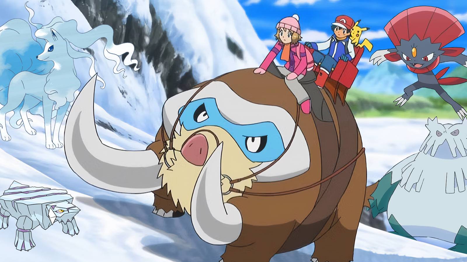 Abomasnow, Avalugg, weavile, Alolan Ninetales, and mamoswine are among the 18 Best Ice Pokemon, Ranked