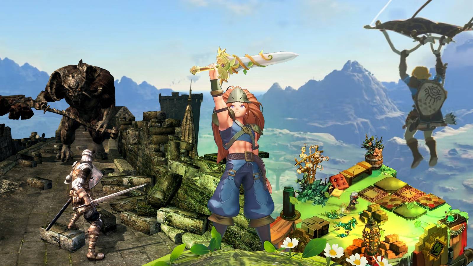 Bastion, Legend Of Zelda Breath of the Wild, Dark Souls Remastered, Trials Of Mana are among The 25 Best Action-RPGs On The Nintendo Switch