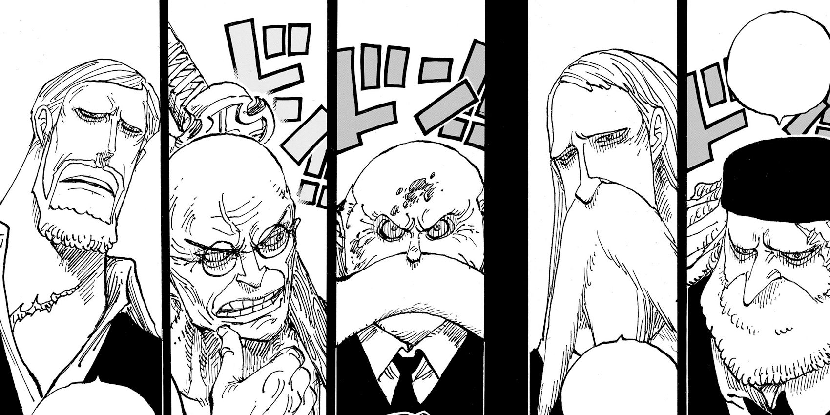 Пять старейшин из One Piece