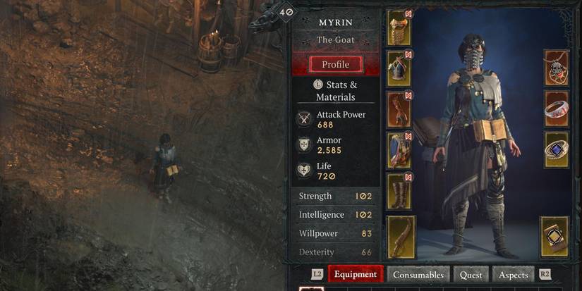 A player with the title The Goat in Diablo 4