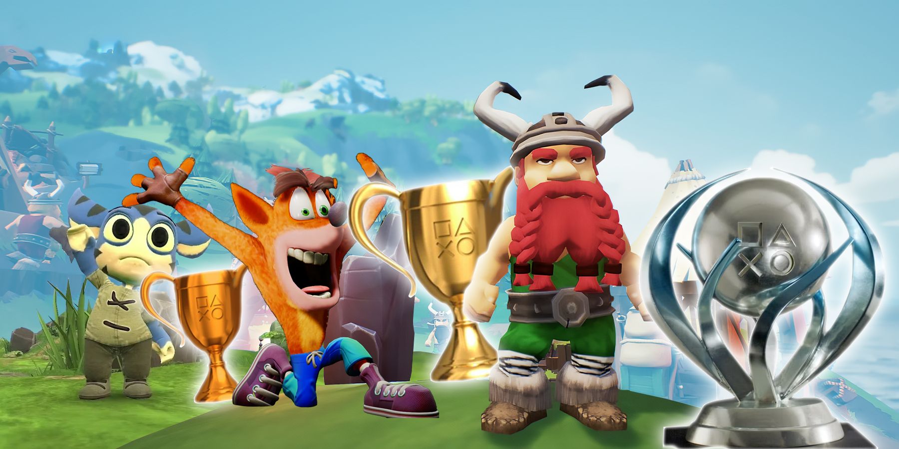 Valhalla, Crash Bandicoot, and Tethered are some of the hardest Platinum Trophies to get on PS4