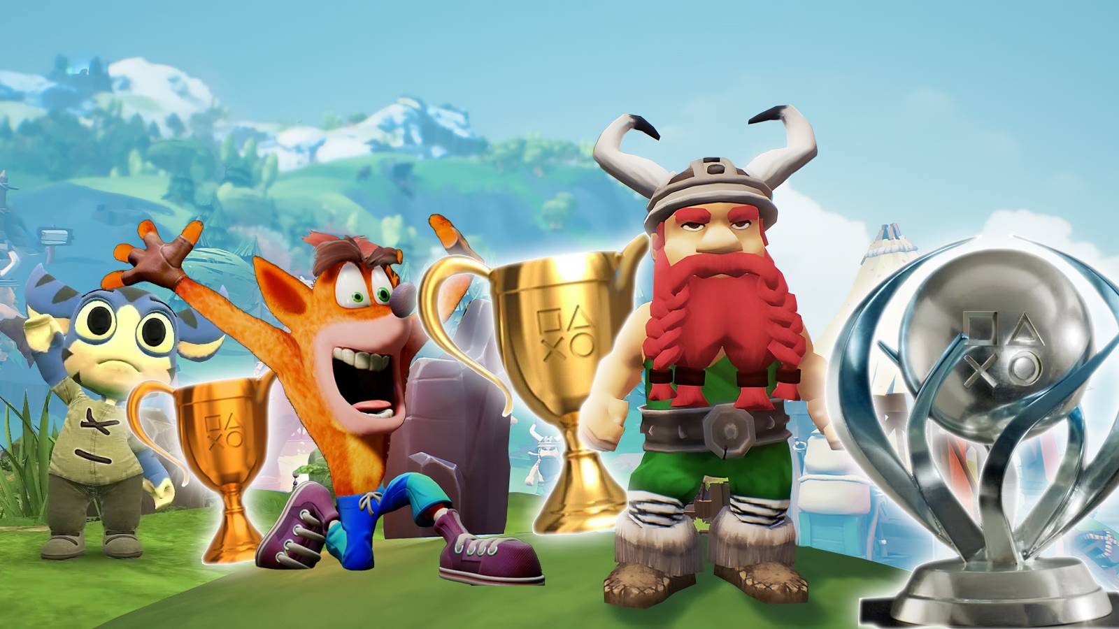 Valhalla, Crash Bandicoot, and Tethered are some of the hardest Platinum Trophies to get on PS4