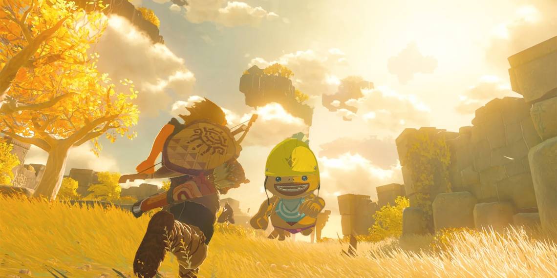 Un jugador astuto de Zelda: Tears of the Kingdom construye un mecha "Transformers"