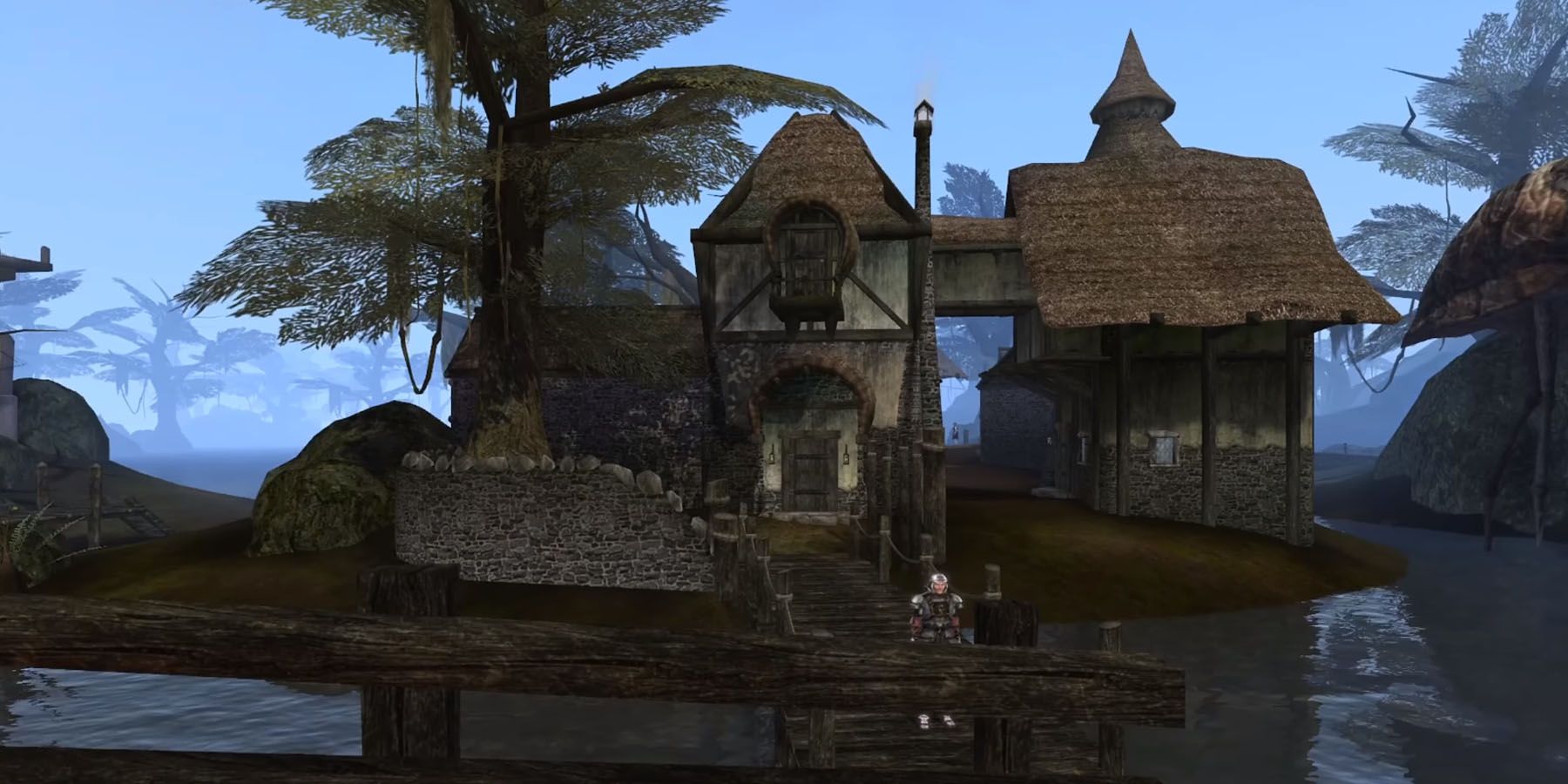 El entorno inicial de Morrowind.