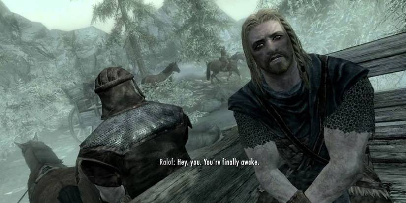 The opening of Skyrim