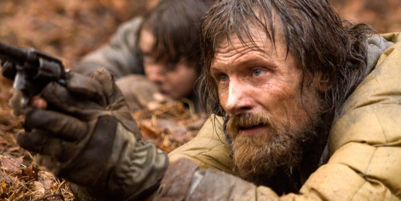 The Man and Boy in The Road