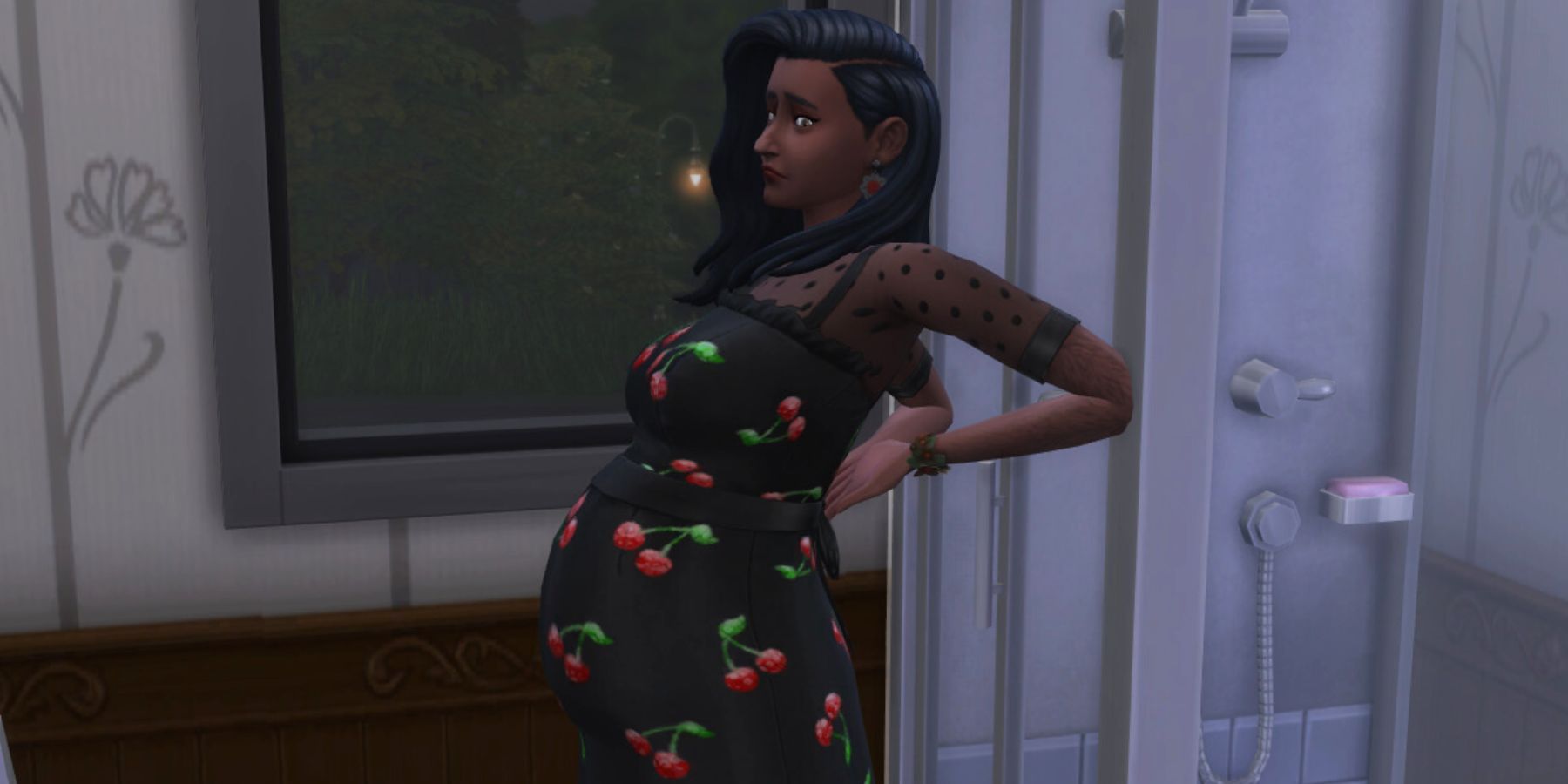 a female pregnant sim the sims 4