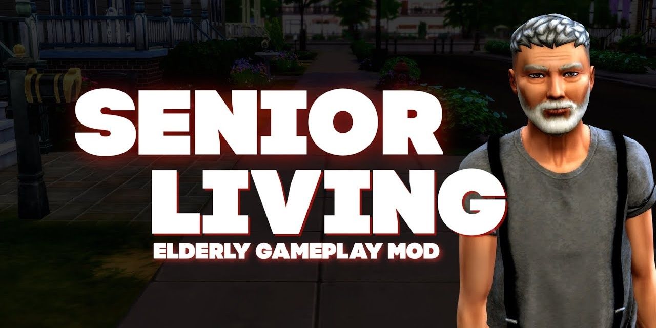 A picture for an elderly gameplay mod called Senior Living
