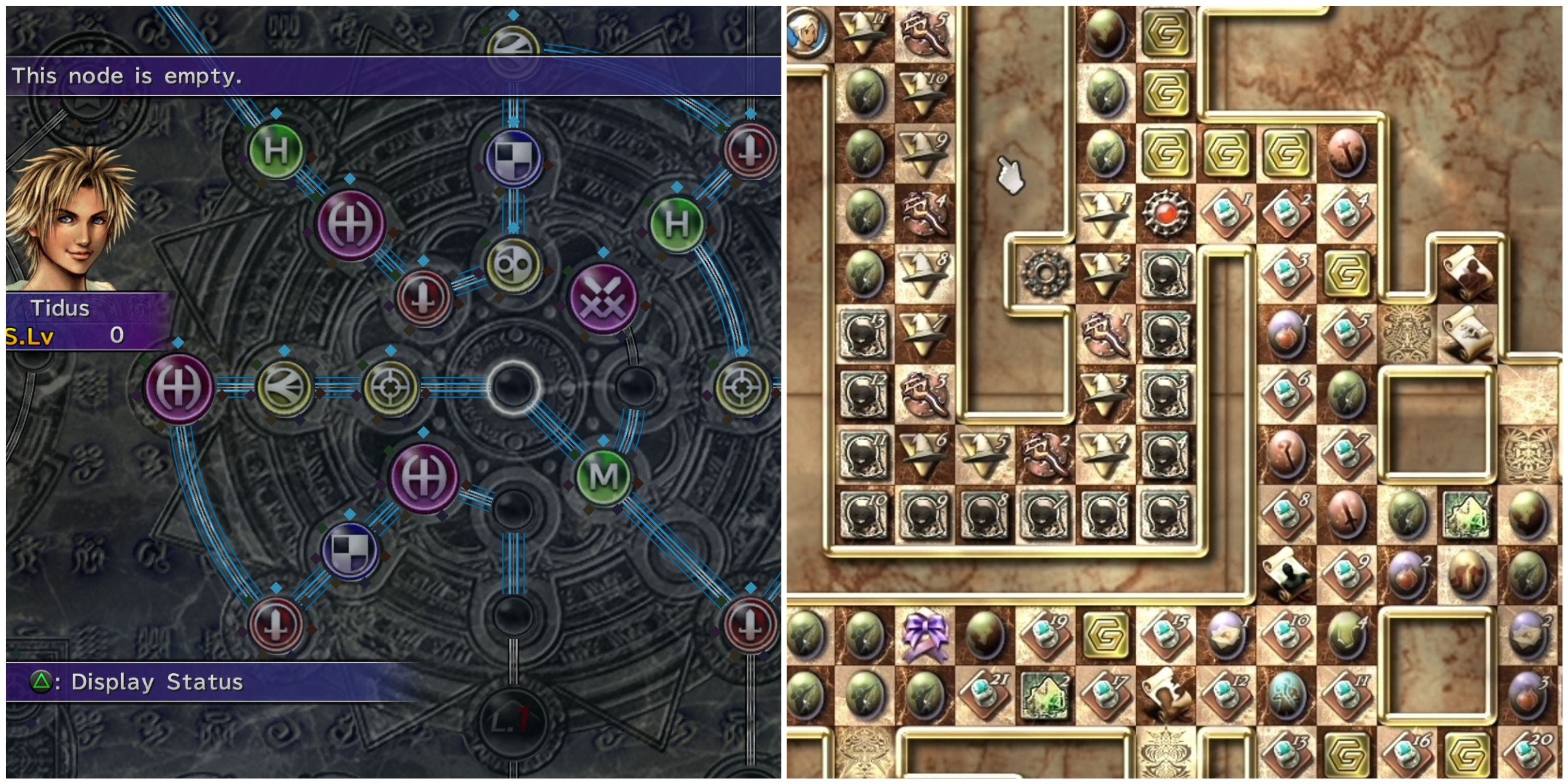 The Sphere Grid in Final Fantasy 10 and License Board in Final Fantasy 12