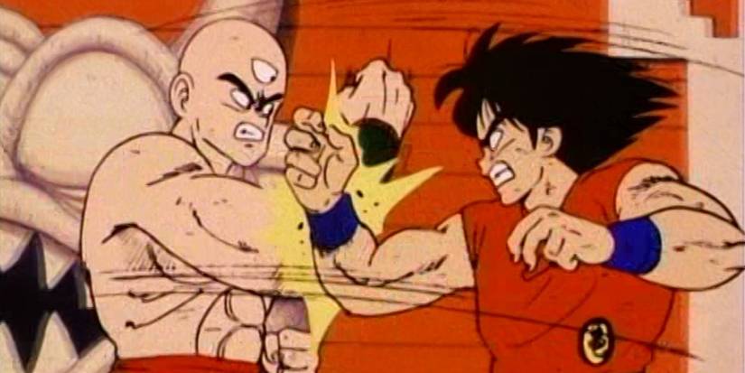 Tien and Yamcha in Dragon Ball