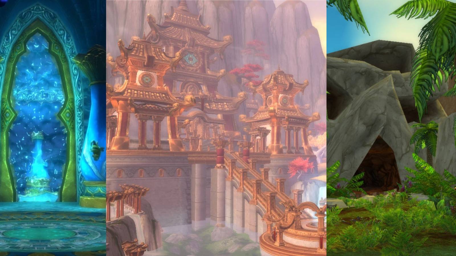 title image hardest dungeons in wow throne of the ancients moshan palace wailing caverns