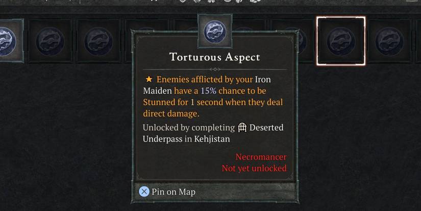 The Tortuous Aspect in Diablo 4