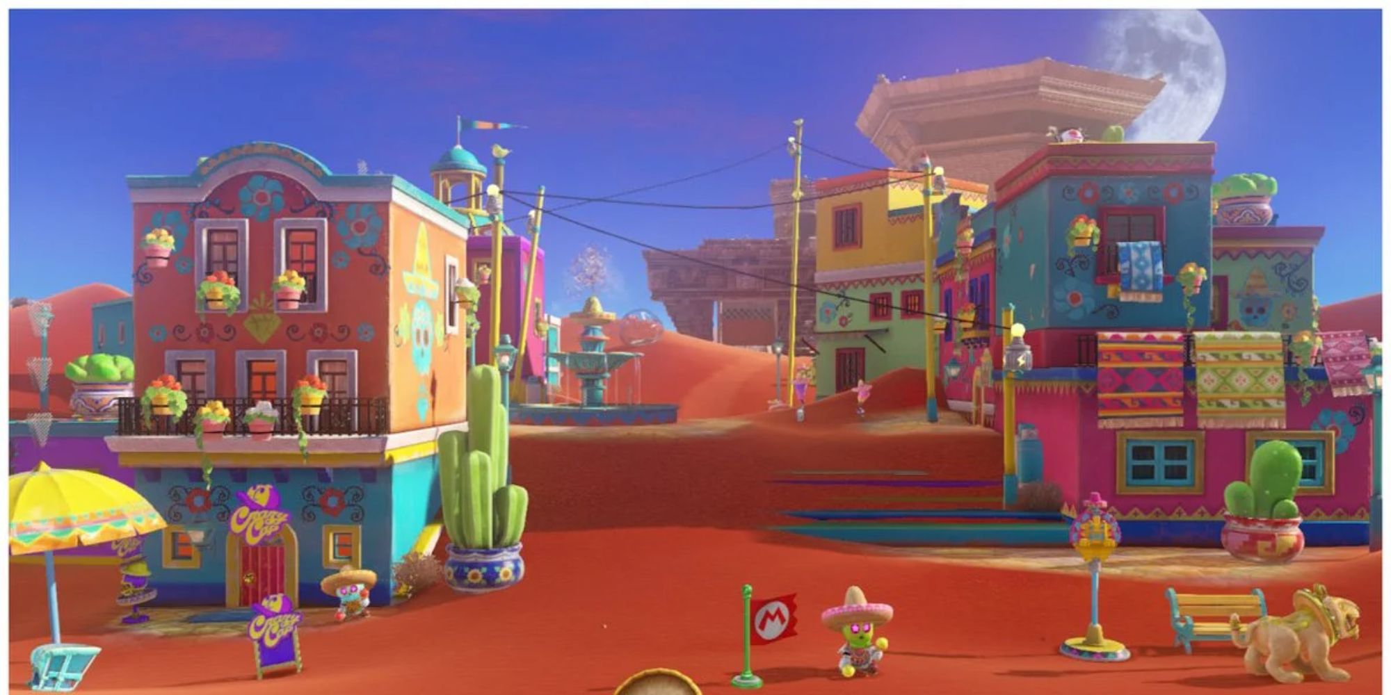 The entrance to Tostarena in Mario Odyssey