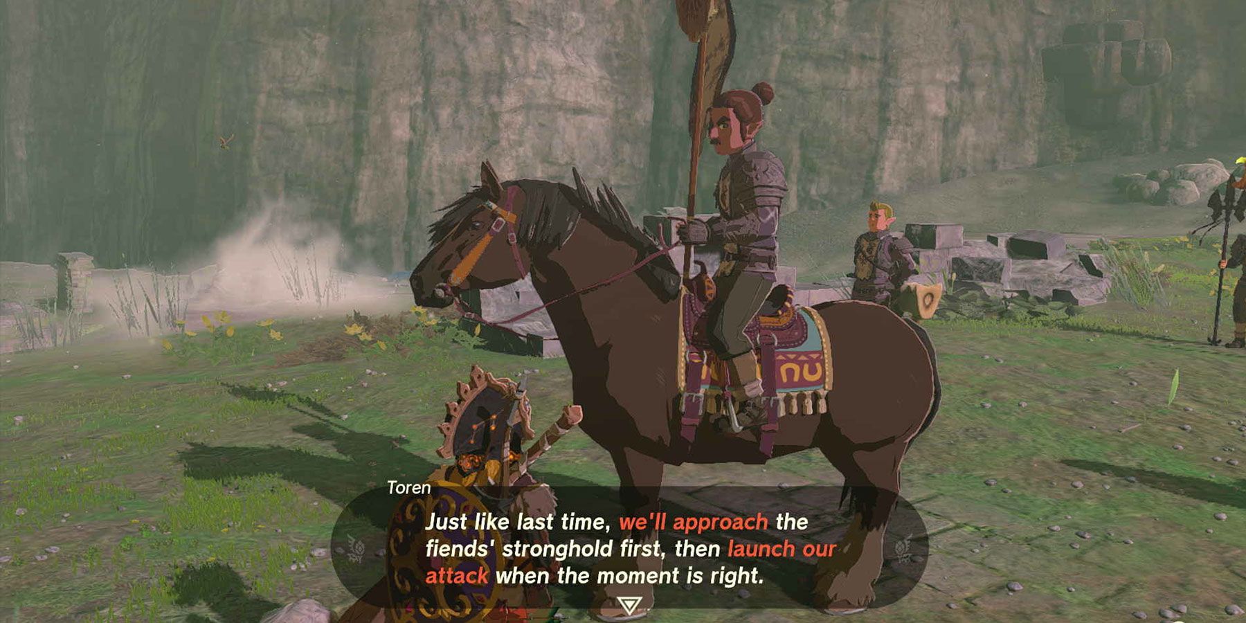 The Battle for Akkala side adventure in Zelda: Tears of the Kingdom.