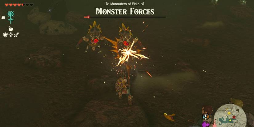 The Battle for Eldin side adventure in Zelda: Tears of the Kingdom.