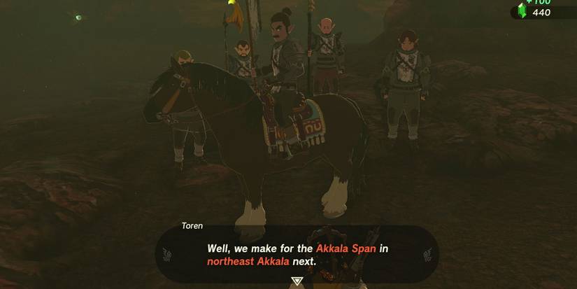 The Battle for Eldin side adventure in Zelda: Tears of the Kingdom.