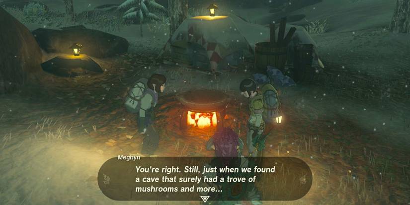 The Captured Tent quest in Zelda: Tears of the Kingdom.