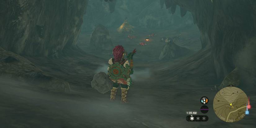 The Captured Tent quest in Zelda: Tears of the Kingdom.