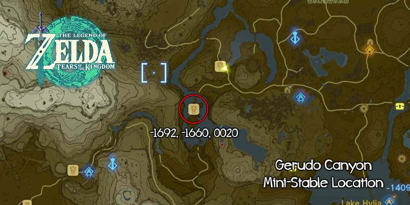 Gerudo Canyon Mini-Stable in Tears of the Kingdom.