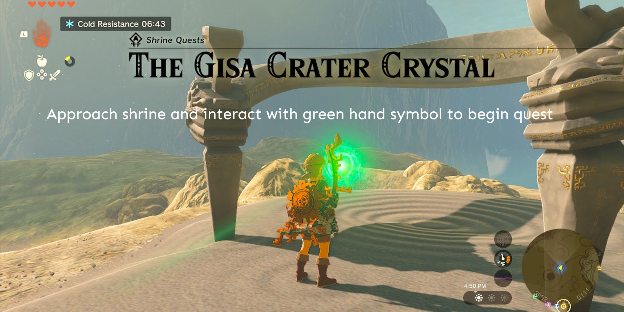 Zelda: Tears of the Kingdom - Ultimate Gisa Crater Crystal Shrine Guide